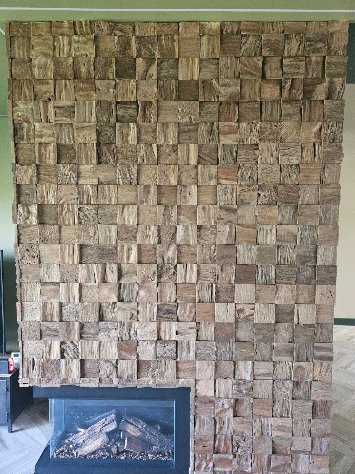 Houten wandpanelen (1m2) over, Ophalen, Nieuw