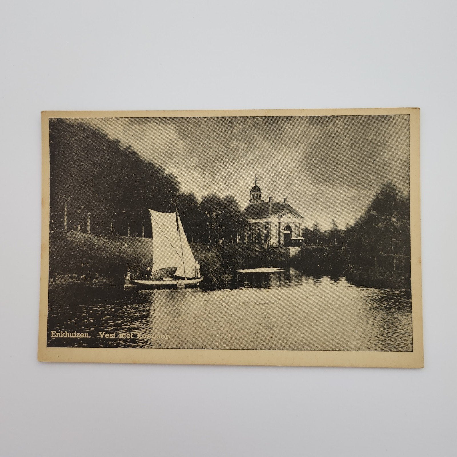 Oude Ansichtkaart Enkhuizen - Vest met Koepoort, Verzenden