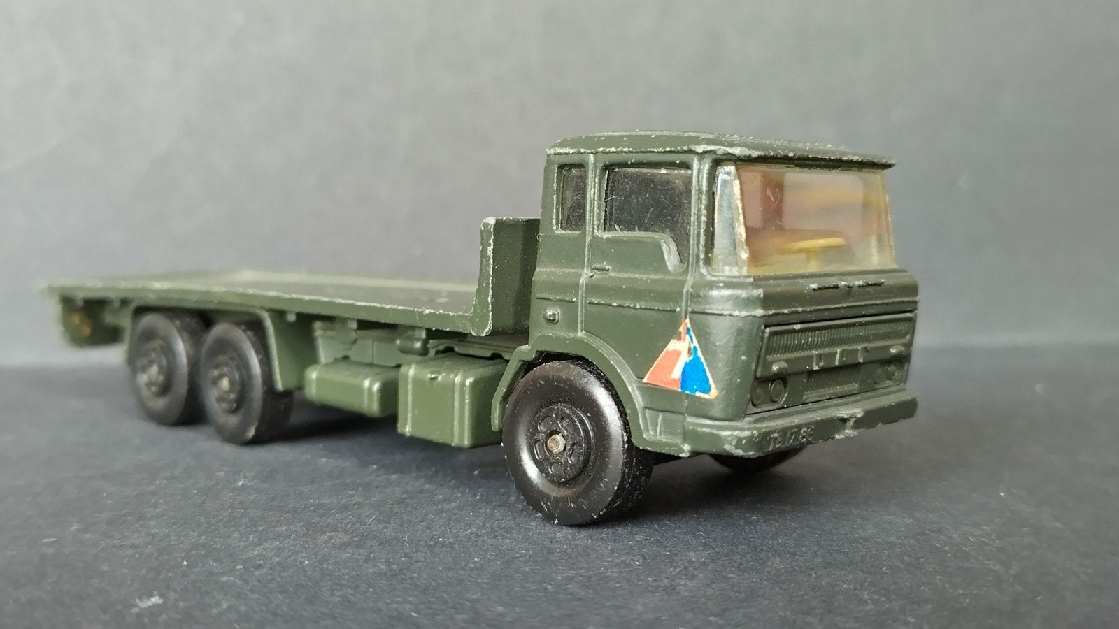 Daf 2000 leger Matchbox Superkings Pol, Gebruikt, Verzenden, ., Bus of Vrachtwagen