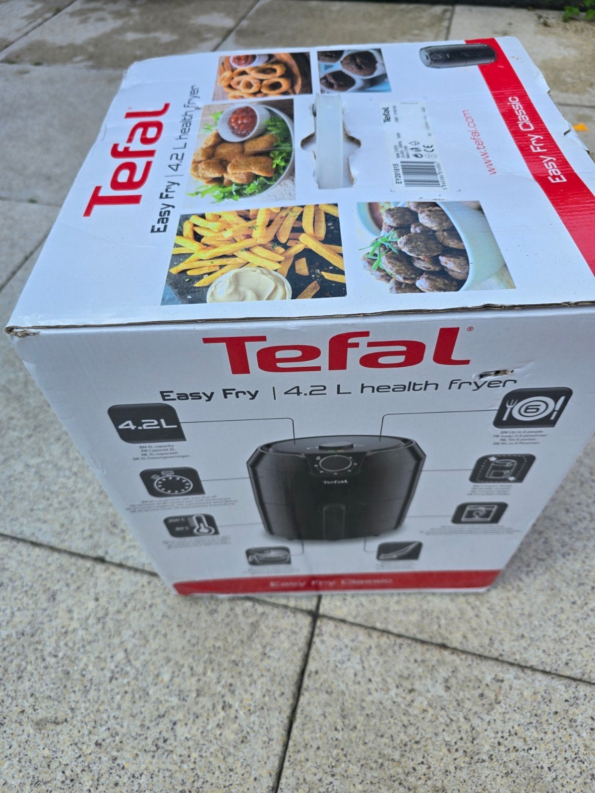 Tefal Easy Fry Classic Airfryer - 4.2L Heteluchtfriteuse, 3 tot 4 liter, Ophalen of Verzenden, Nieuw