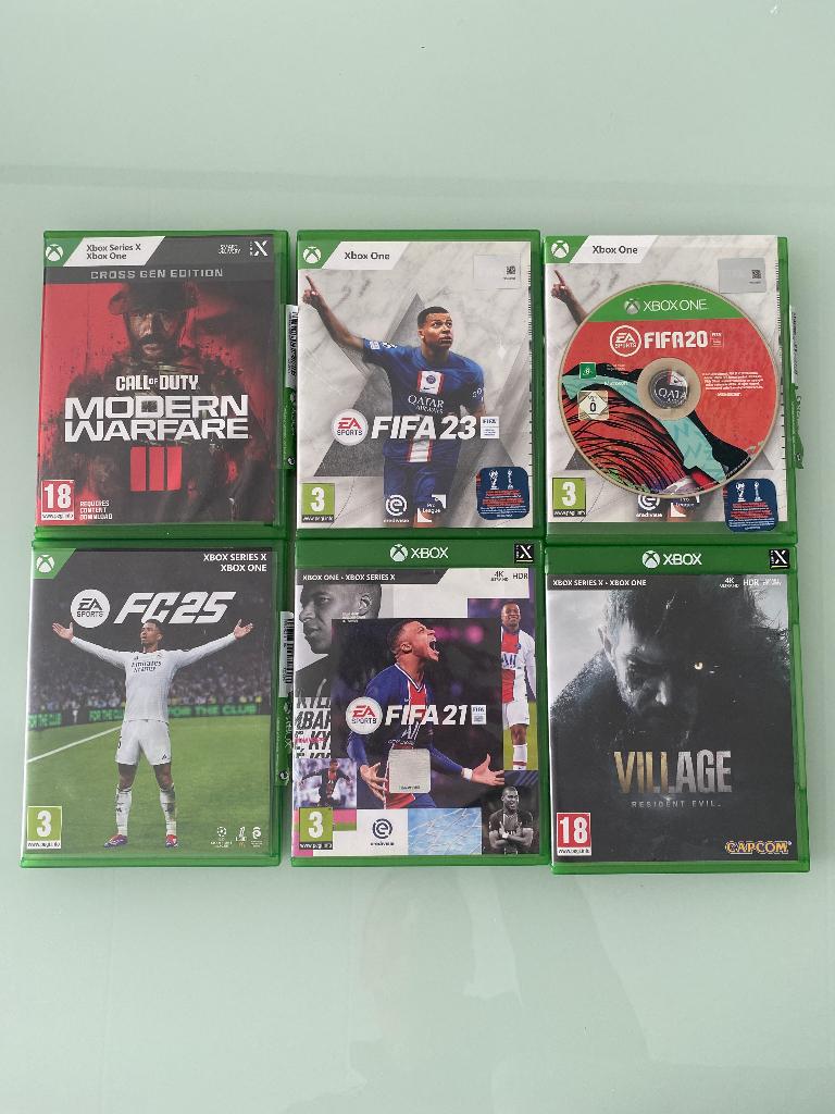 Set van 8 Xbox One games (niet los te koop), Spelcomputers en Games, Games | Xbox One, Gebruikt, Ophalen of Verzenden, Eén computer