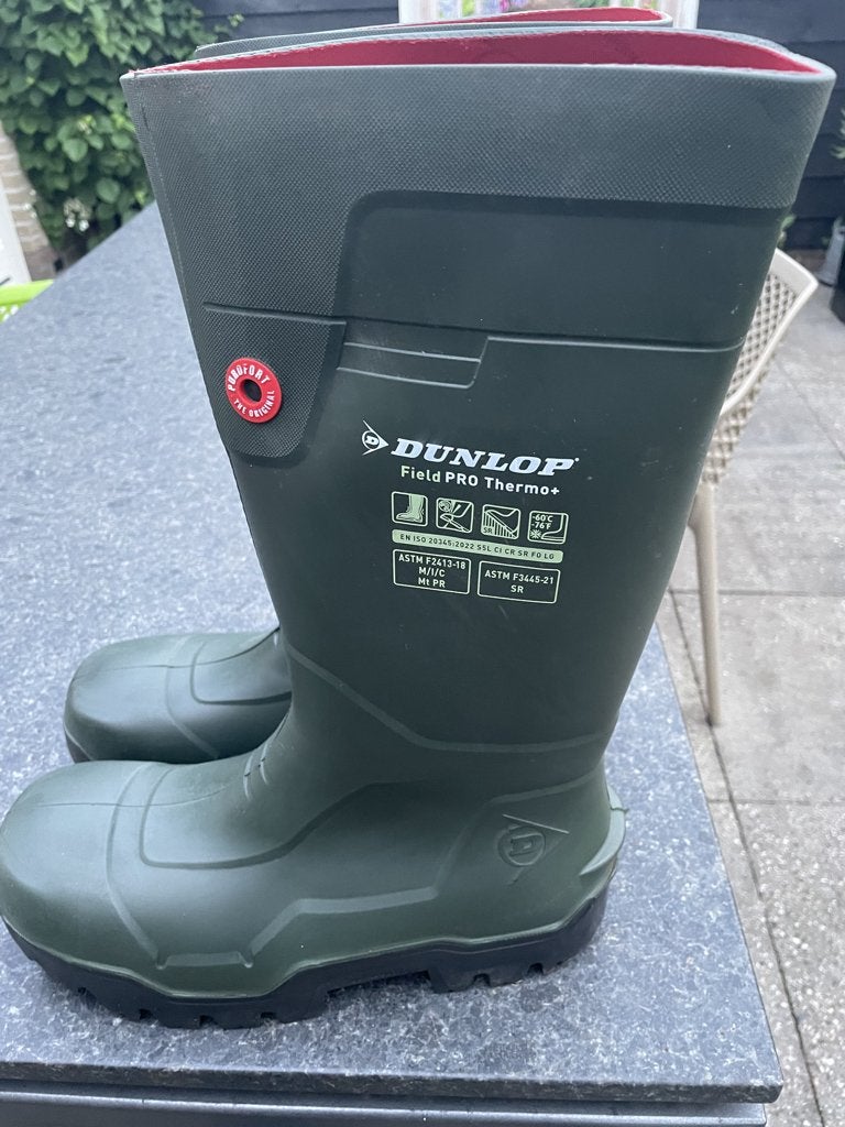 Dunlop veiligheid laarzen maat 46, Tuin en Terras, Werkkleding, Ophalen, Heren, Dunlop, Laarzen