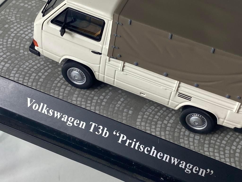 1:43 VOLKSWAGEN T3b-pick up met brede huif-in OVP, Hobby en Vrije tijd, Modelauto's | 1:43, Ophalen of Verzenden, Nieuw, Auto