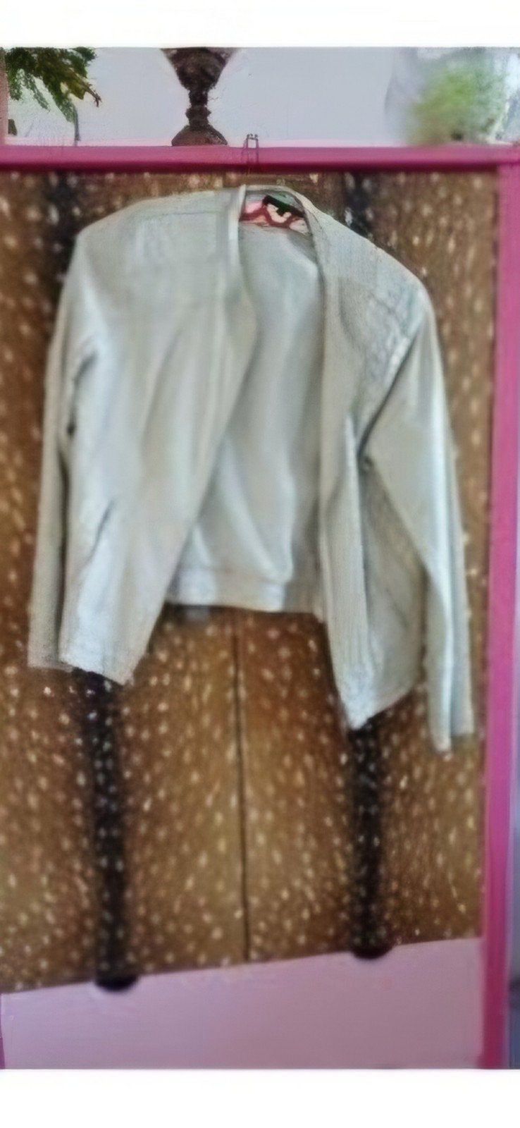 Dames leather look jas, Ophalen, Zo goed als nieuw, Zwart