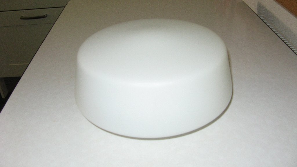 vintage RZB Plafondlamp, Gebruikt, Vintage, Wit, Plafondlamp