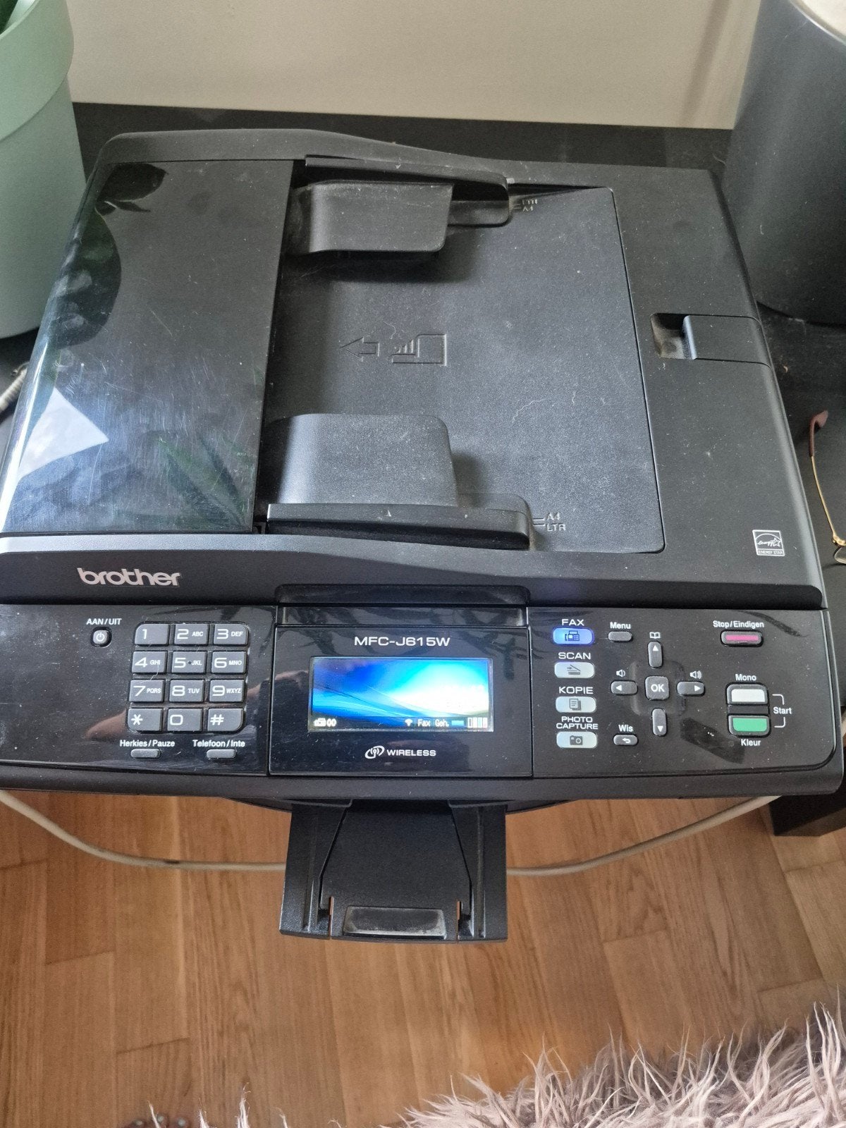 Brother MFC-J615W All-in-one Printer met storing, Verzenden