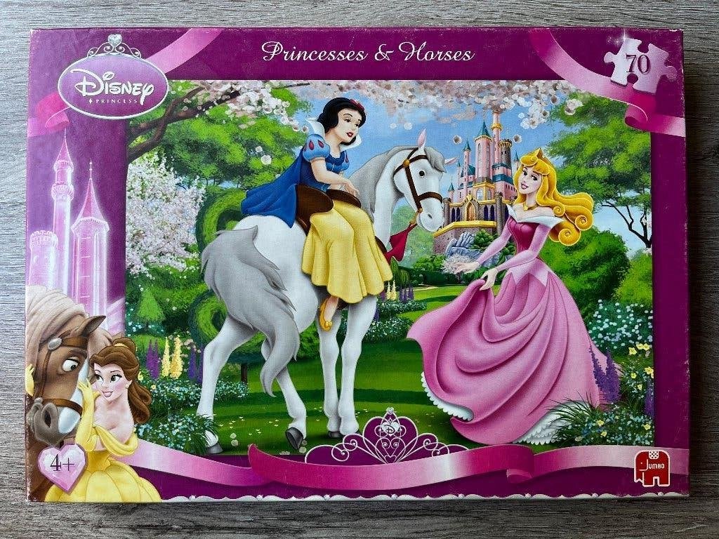 Puzzel disney princessen 70 st, Verzamelen, Disney, Ophalen of Verzenden, Overige figuren, Zo goed als nieuw, Overige typen