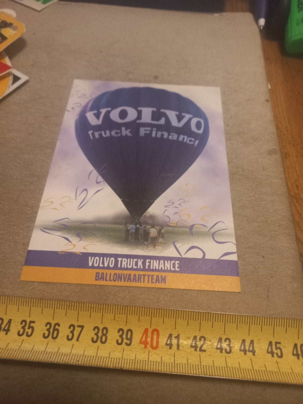 Volvo Truck Finance Ballonvaart Team sticker, Ophalen of Verzenden, Gebruikt