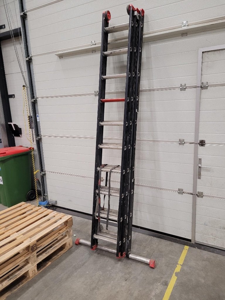 Ladder, Doe-het-zelf en Verbouw, Ladders en Trappen, Ophalen, Gebruikt, Ladder, Opvouwbaar of Inschuifbaar