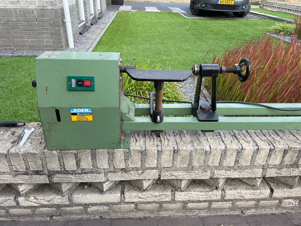 Eder Houtdraaibank met accessoires en beitels, Ophalen, Gebruikt, Houtdraaibank, 500 tot 1000 mm
