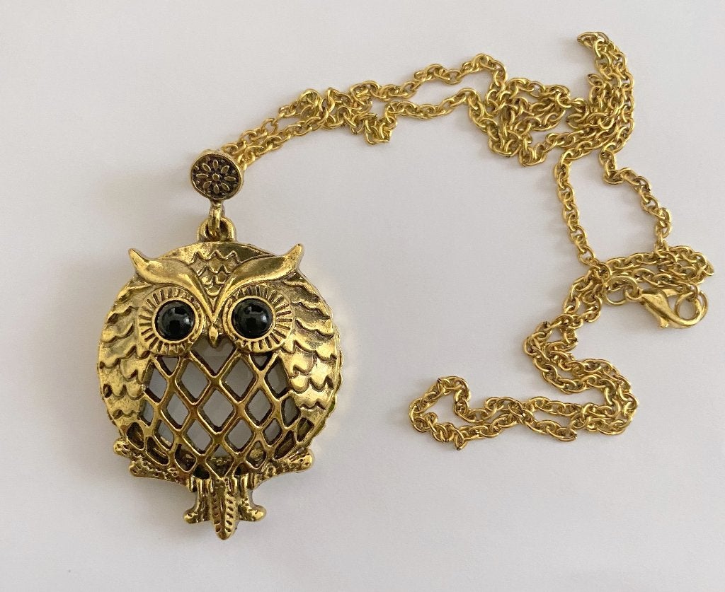 vergrootglas loep loupe goudkleurig aan lange ketting 60 cm., Ophalen of Verzenden, Nieuw, Vergrootglas of Loep