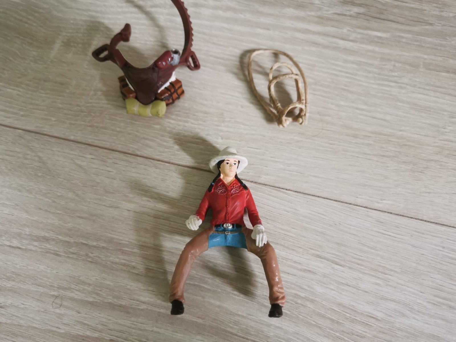 2 Schleich figuur, zadel en hoofdstel sets, Ophalen of Verzenden, Zo goed als nieuw