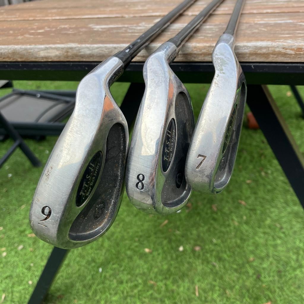 Mitsushiba T.T.S.II Tour Tech Series ijzerset 9, 8 en 7 RH, Overige merken, Set, Gebruikt, -