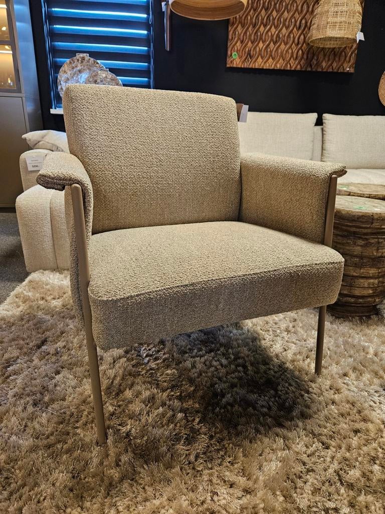Fauteuil Vento syrak modern, Huis en Inrichting, Fauteuils, Ophalen of Verzenden, Nieuw, Stof, 50 tot 75 cm