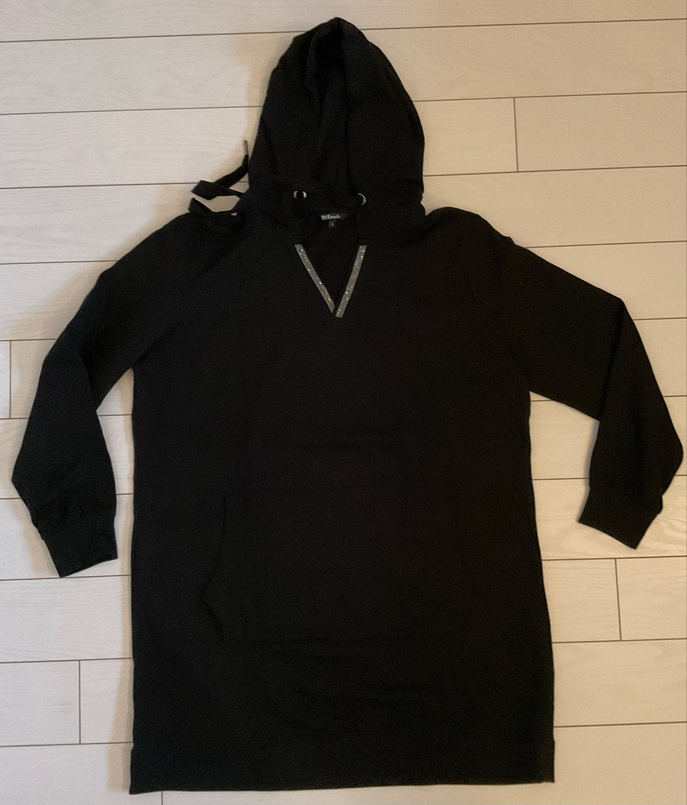 MS Mode lange sweater maat L, Kleding | Dames, Truien en Vesten, Ophalen of Verzenden, Zo goed als nieuw, Maat 42/44 (L), Zwart