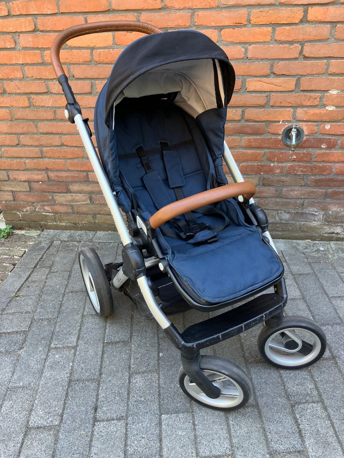 Complete kinderwagen met bijpassende luiertas., Ophalen, Gebruikt, Luchtbanden, Combiwagen