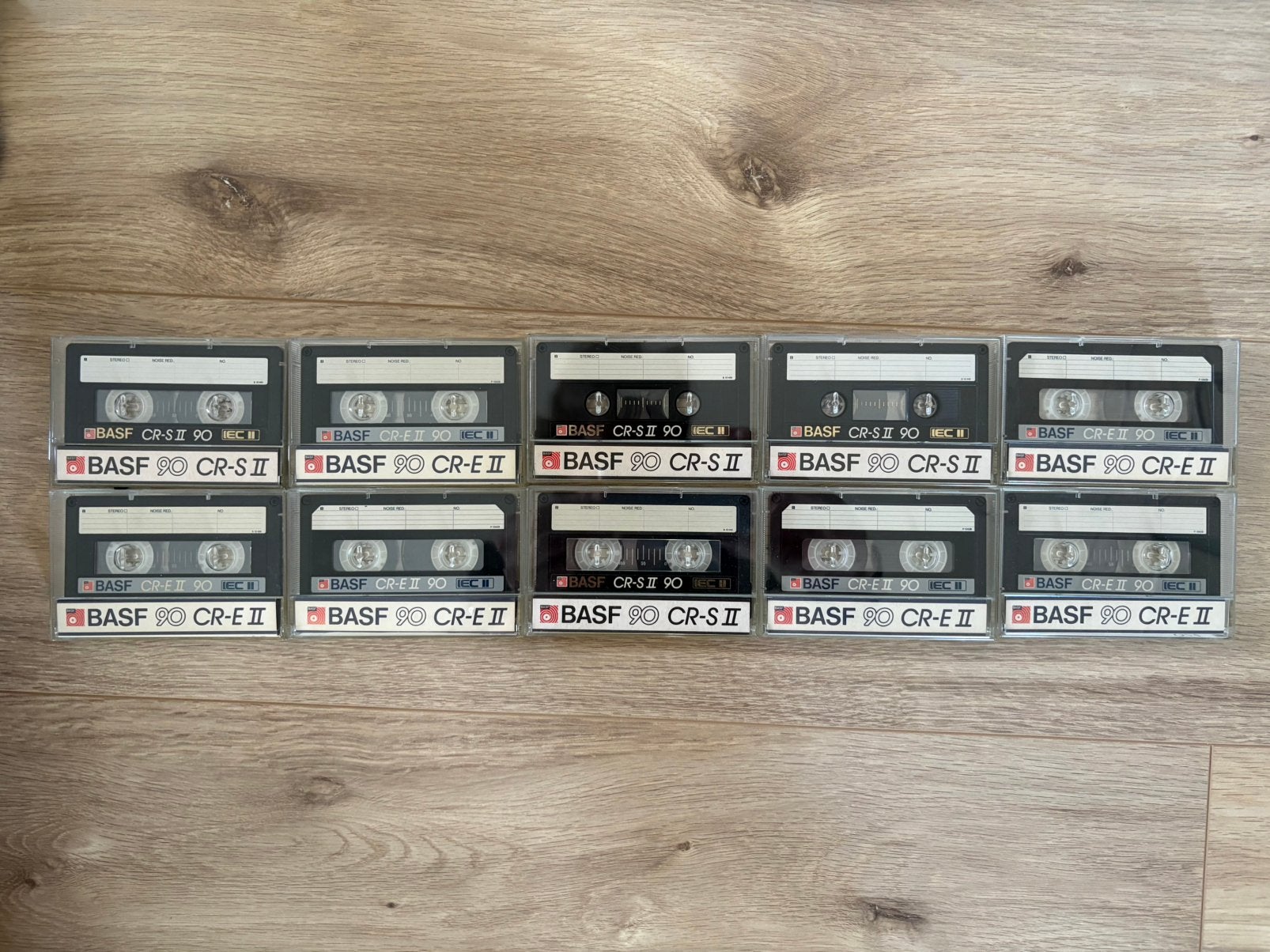 10x BASF bespeelde chrome cassettes, type 2, Ophalen of Verzenden, Zo goed als nieuw, Overige genres, 1 bandje