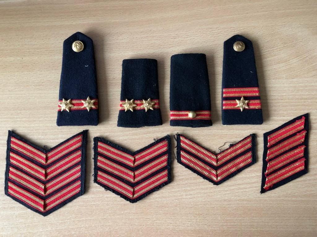 Emblemen, brandweer uniform, rangonderscheidingen, Verzamelen, Ophalen of Verzenden, Overige soorten, Nederland, Embleem of Badge
