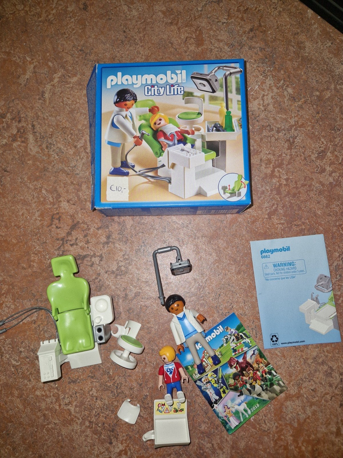 Playmobil City Life Tandarts Set 6662, Ophalen of Verzenden, Gebruikt, Jongen of Meisje