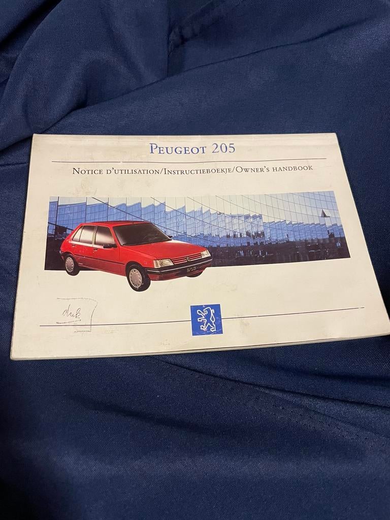 instructieboek Peugeot 205 instructieboekje handleiding, Ophalen of Verzenden
