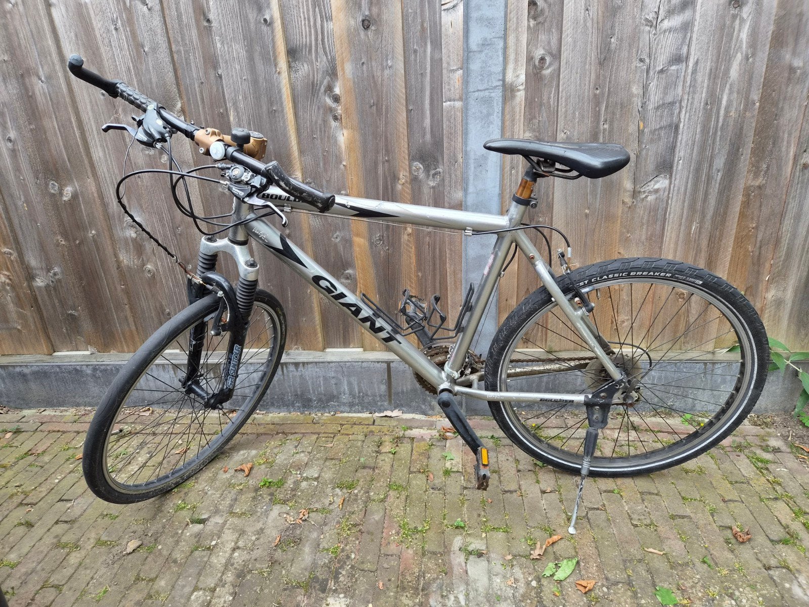 Giant Boulder Mountainbike met vering, Ophalen, Gebruikt, Velgrem, Giant