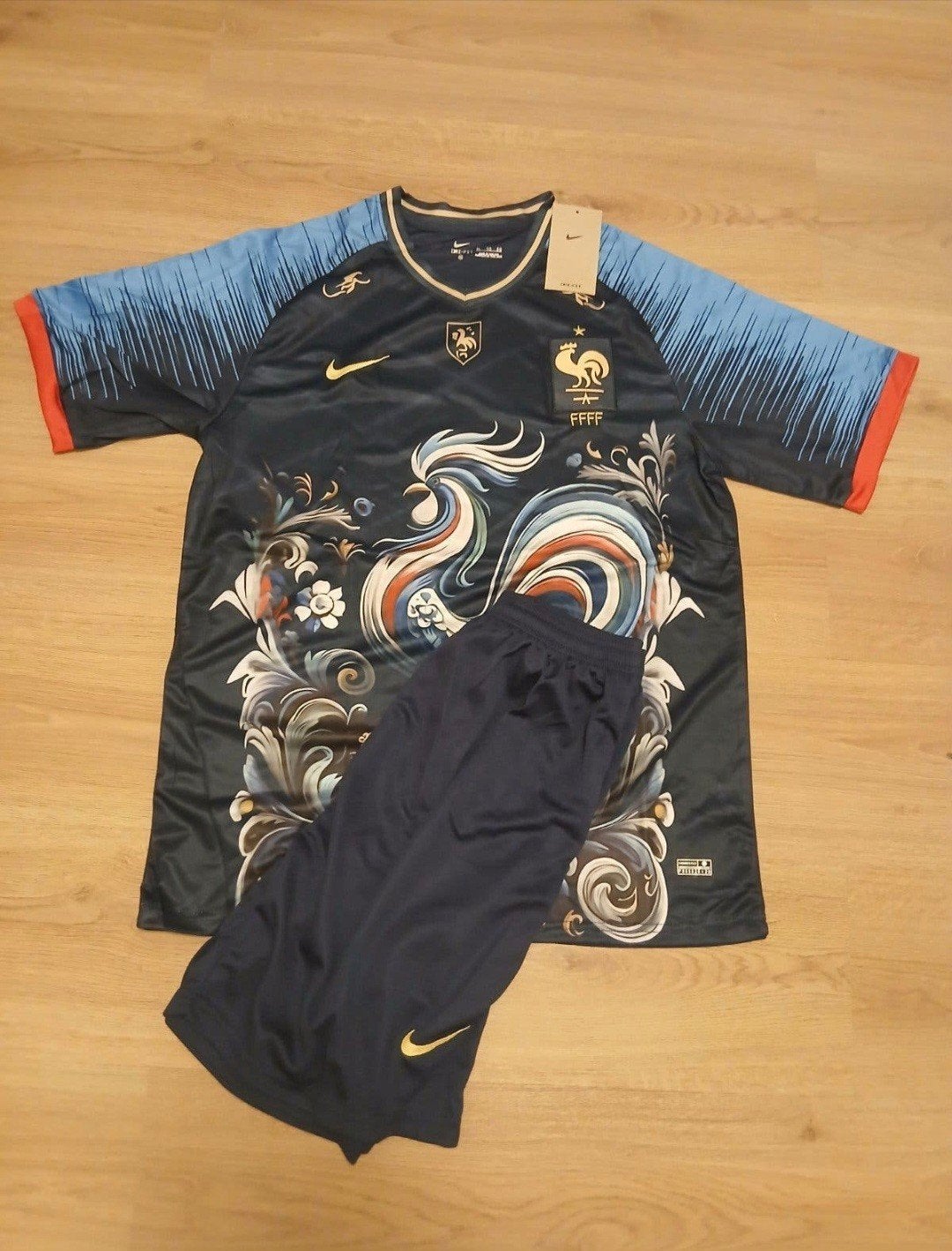 Frankrijk voetbaltenue - Maat XXL, Blauw, Nike, Nieuw, Overige maten