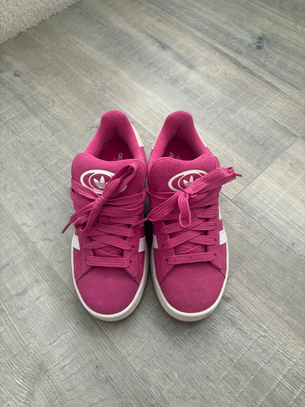 Adidas Campus sneakers roze - Maat 37 1/3, Verzenden, Gedragen, Roze, Sneakers of Gympen