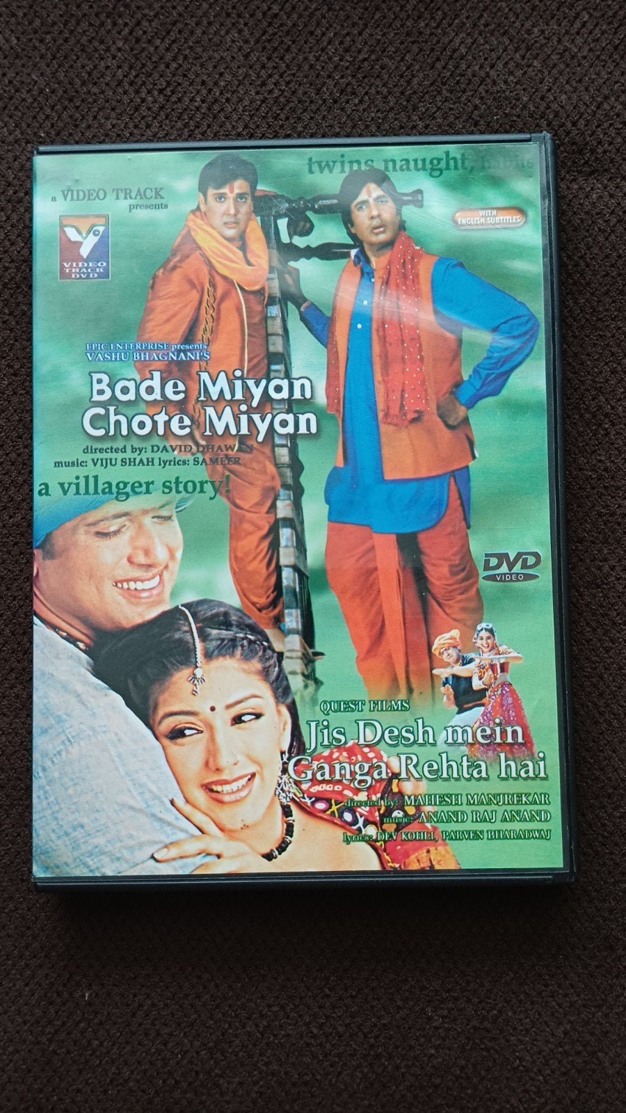 Bollywood DVD 2 films op 1 DVD, Alle leeftijden, Ophalen of Verzenden, Zo goed als nieuw, Engels