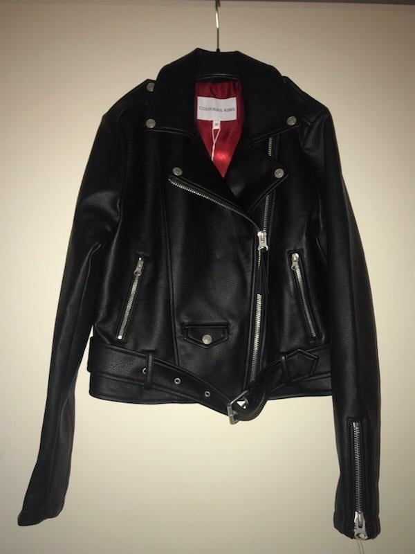 Colourful rebel alanna patch biker jacket black XS, Ophalen, Zwart, Colourful Rebel, Nieuw