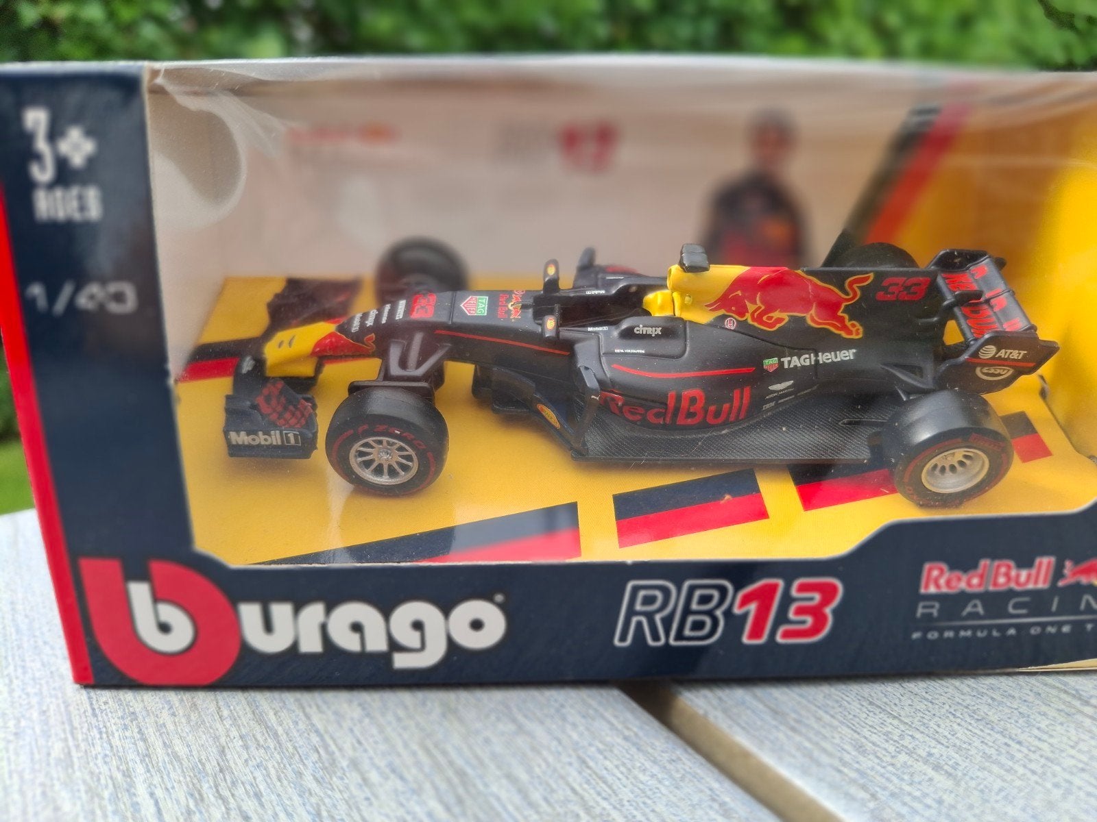3x Burago Red Bull Racing TAG Heuer RB13  en RB 12 1/43 Die, Ophalen of Verzenden, Nieuw, Auto, Overige merken