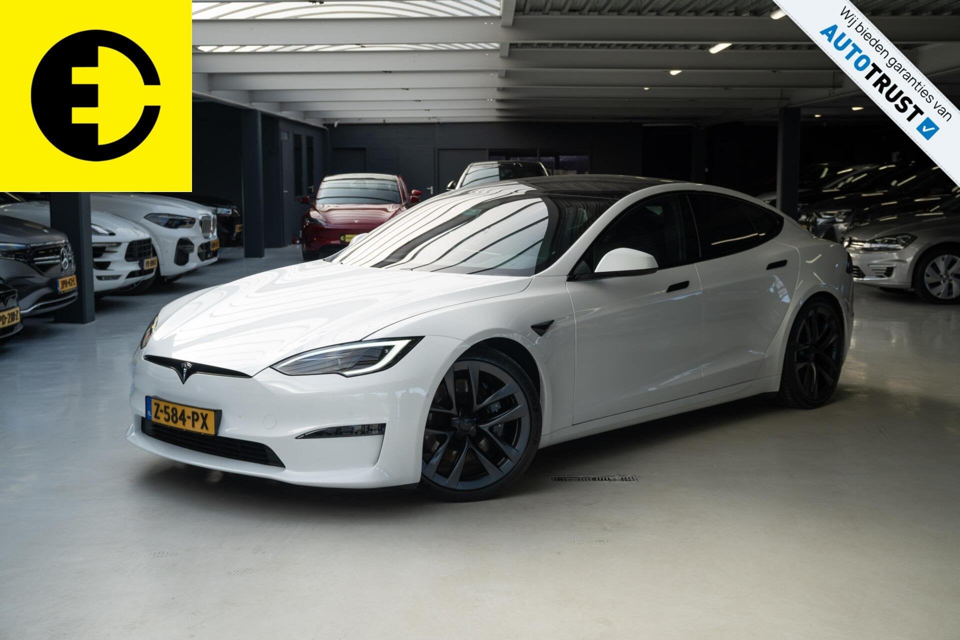 Tesla Model S Plaid+ | 1020PK | Stoelverkoeling | Stuurwiel, Automaat, 110 €/maand, Model S, Adaptive Cruise Control