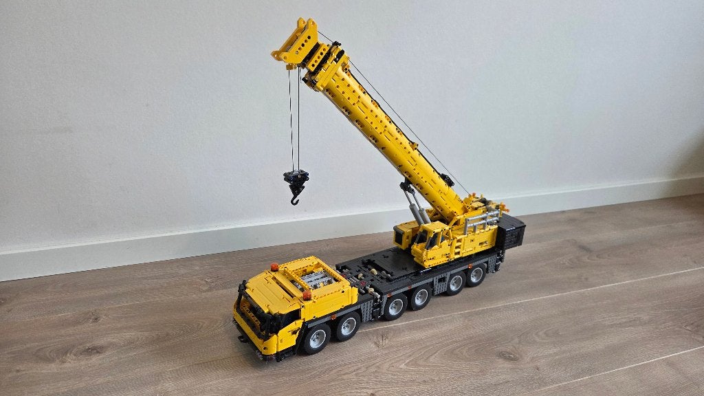 Mould King MK17013 GMK Mobiele Kraan, Gebruikt, Lego, Ophalen of Verzenden, Complete set