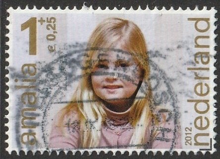 Nederland 2012 3001a Kind Amalia, Gest Den Bosch, Ophalen of Verzenden, Na 1940, Gestempeld