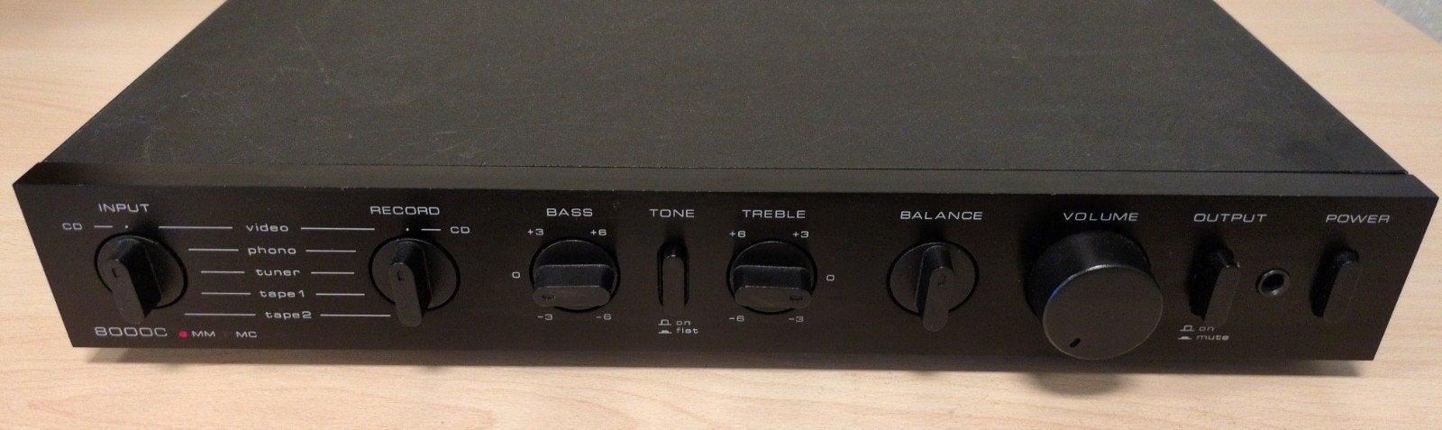 Audiolab 8000C voorversterker refurbished, Ophalen of Verzenden, Zo goed als nieuw