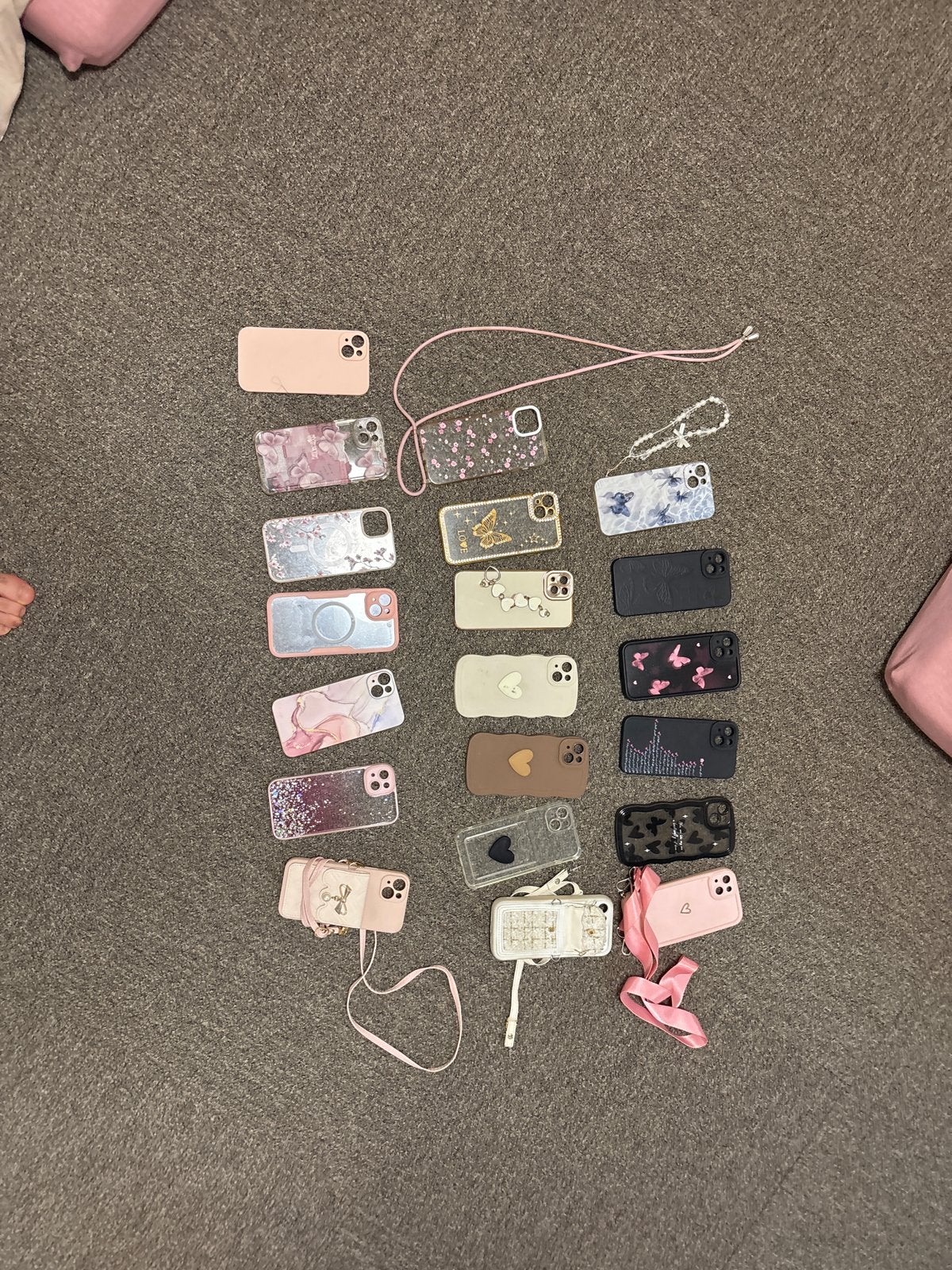 Diverse iPhone 15 Plus hoesjes, Telecommunicatie, Kunststof, Gebruikt, Overige merken, Hoesje of Tasje
