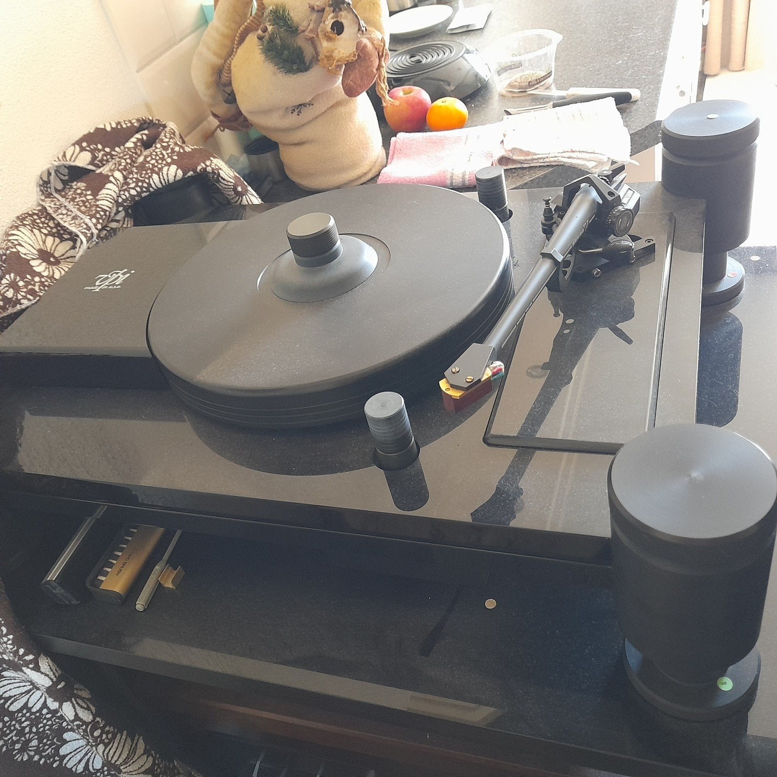 VPI TNT Platenspeler met SME Series V toonarm en Kiseki elem, Ophalen of Verzenden, Zo goed als nieuw, Platenspeler, Overige merken