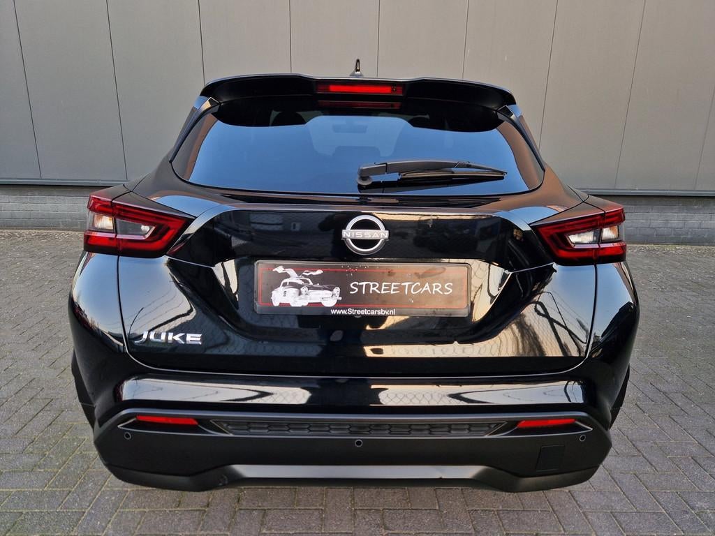 Nissan Juke 1.0 DIG-T Bi-Tone /Led /1e eigenaar /Winterpack, 12 maanden, Zwart, 4 cilinders, Leder en Stof