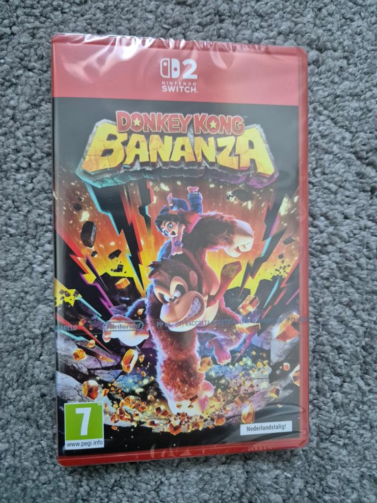 Donkey Kong Bananza - Nintendo Switch 2 (Nieuw in Seal), Avontuur en Actie, Ophalen of Verzenden, Vanaf 7 jaar, 2 spelers