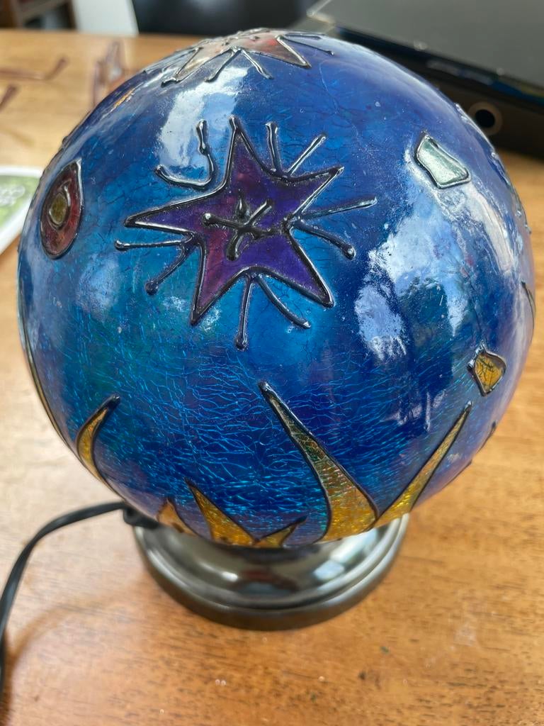 Schattige plafondlamp voor kinderkamer - Sterrenhemel, Ophalen of Verzenden, Gebruikt, Glas