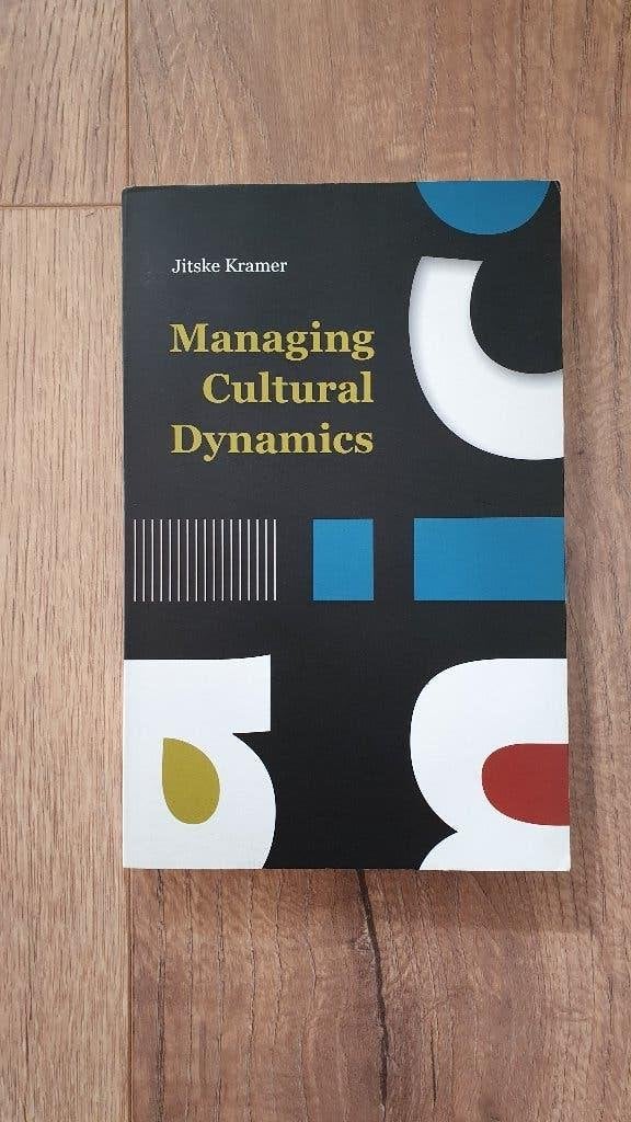 Managing Cultural Dynamics - Jitske Kramer - €5, Ophalen, Jitske Kramer, HBO, Zo goed als nieuw