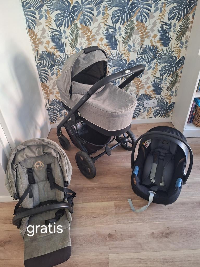 Cybex Balios S Combiwagen met Buggy en Autostoeltje, Overige merken, Gebruikt, Met autostoeltje, Ophalen of Verzenden