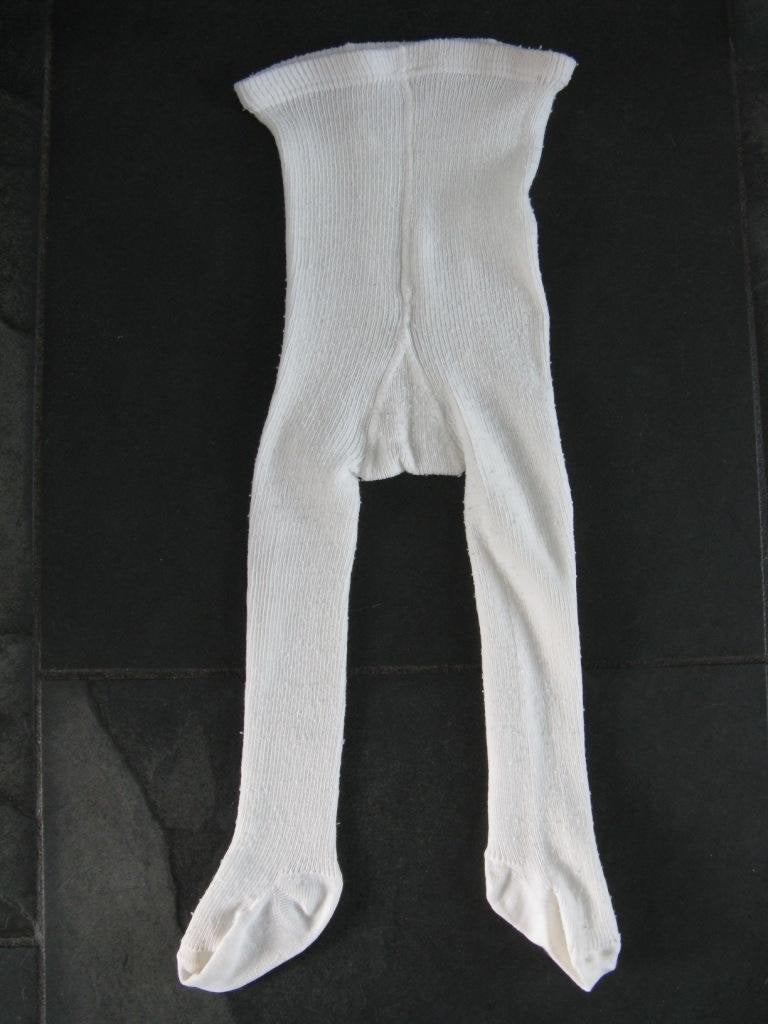 Maillot, wit, mt. 74/80 (0013)+GRATIS 3/4 broek,128,Akmo unl, Ophalen of Verzenden, Gebruikt