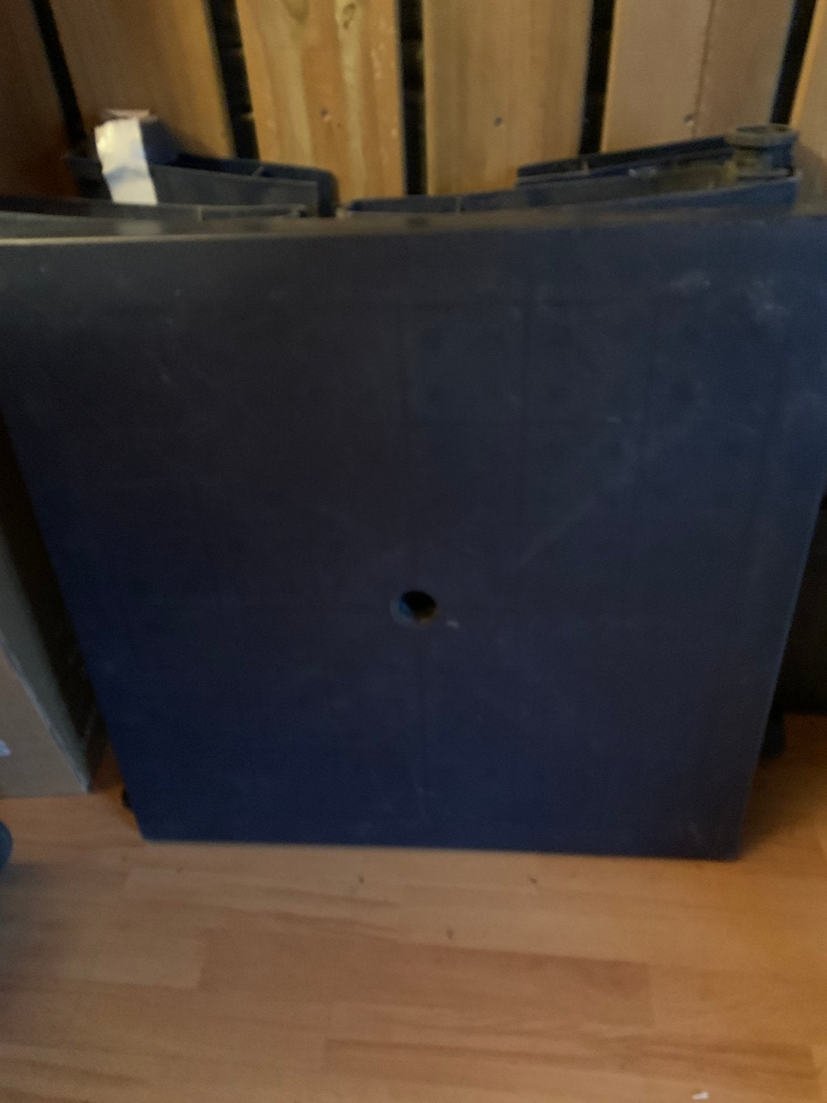 Tuintafeltje met 4 poten, Tuin en Terras, Tuintafels, Ophalen, Gebruikt, Rechthoekig, Plastic