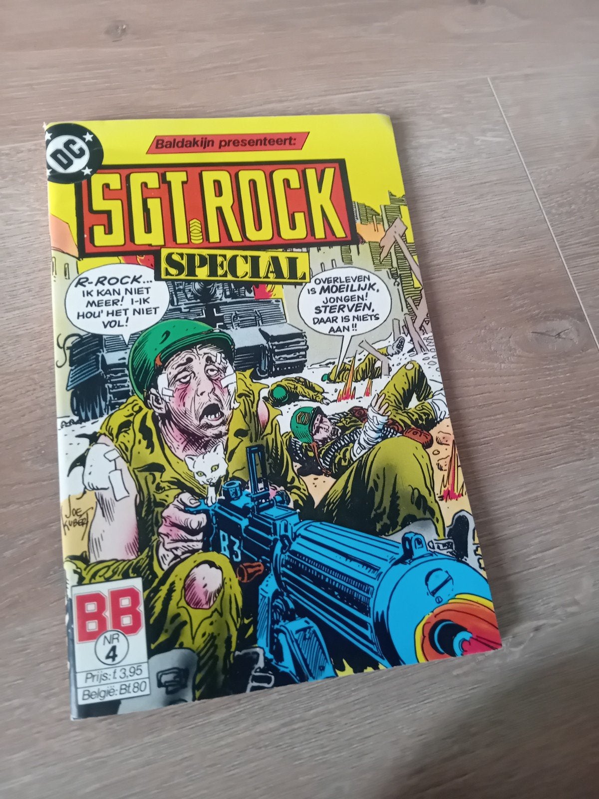 Sgt. Rock Special - De Brandende Soldaat (1985), Boeken, Eén stripboek, Ophalen of Verzenden, Gelezen