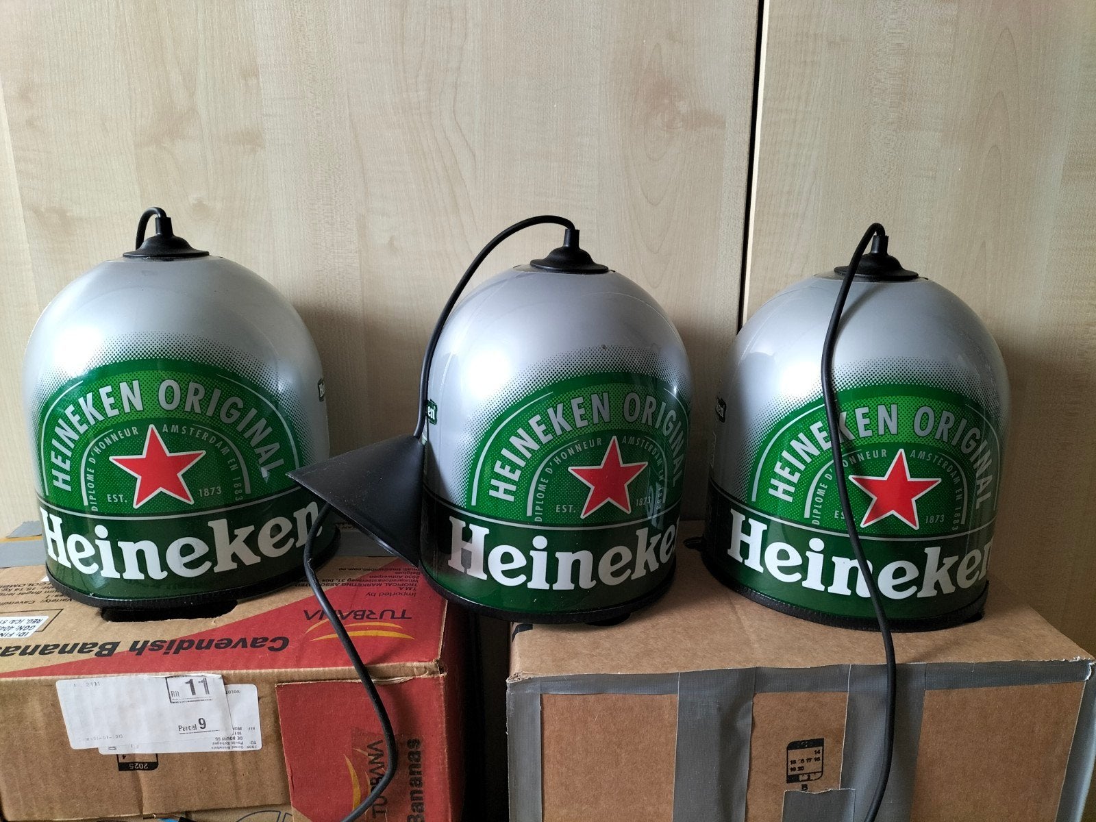 Heineken lampen, Ophalen of Verzenden, Zo goed als nieuw