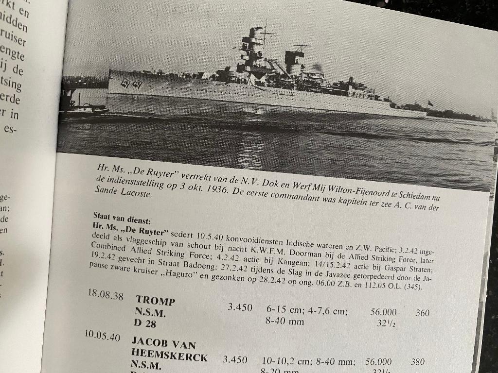 De schepen van de kon. marine in de 2e wereldoorlog, Verzamelen, Militaria | Algemeen, Ophalen of Verzenden, Marine, Nederland