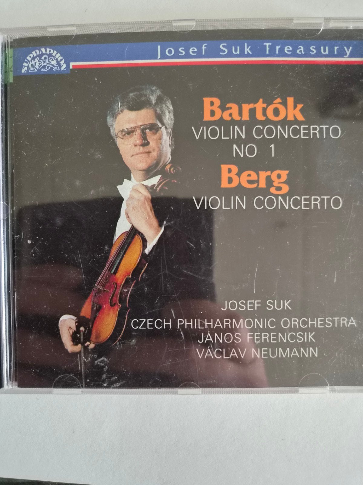 Bartók & Berg Vioolconcerten - Josef Suk CD, Overige componisten, Soloconcert, Modernisme tot heden, Ophalen of Verzenden