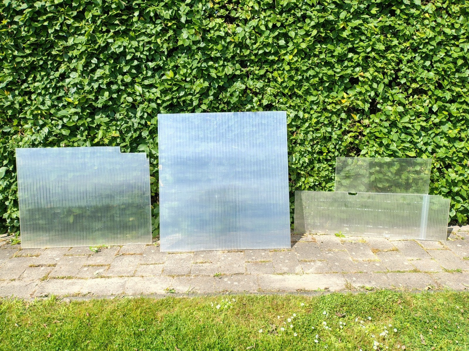 restanten polycarbonaat kanaalplaten, Ophalen, Zo goed als nieuw, Plastic