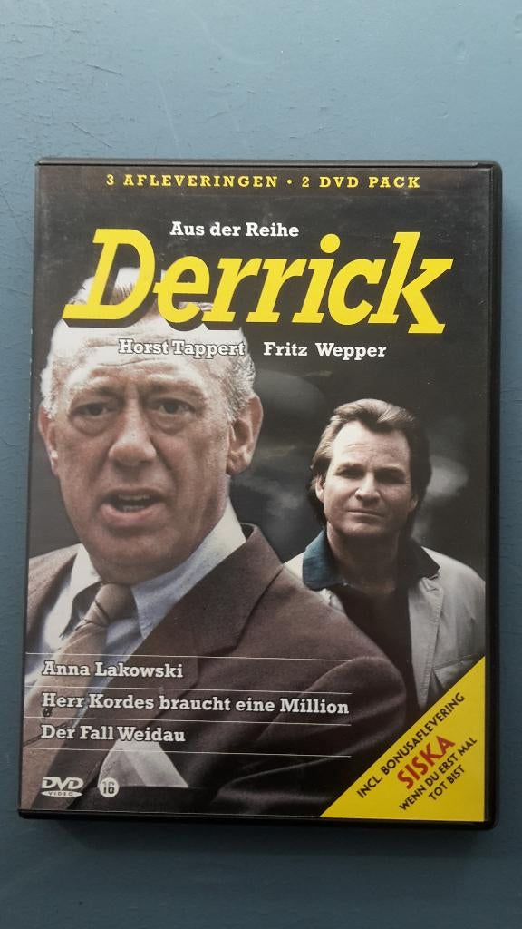 2DVD Derrick Nederlands ondertiteld, Cd's en Dvd's, Dvd's | Tv en Series, Gebruikt, Vanaf 16 jaar, Boxset, Ophalen of Verzenden