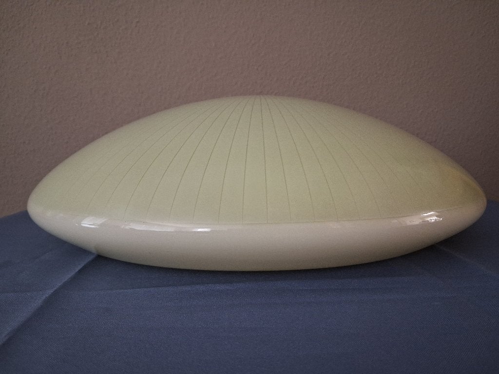 Plafonnière, Ophalen, Gebruikt, Glas, Plafondlamp